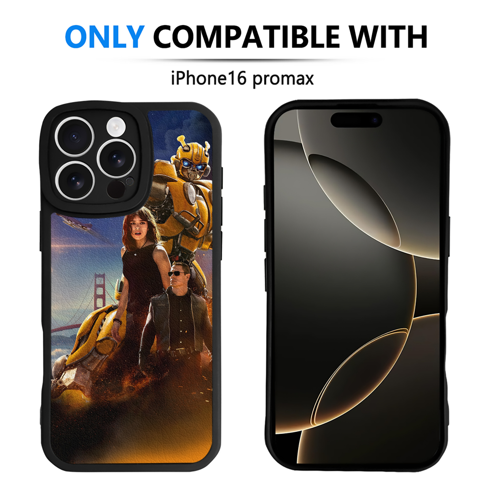 （画像用） Transformers トランスフォーマー 【iPhone 16シリーズ対応】シリコンスマホケース（レザー調） 材質：シリコン